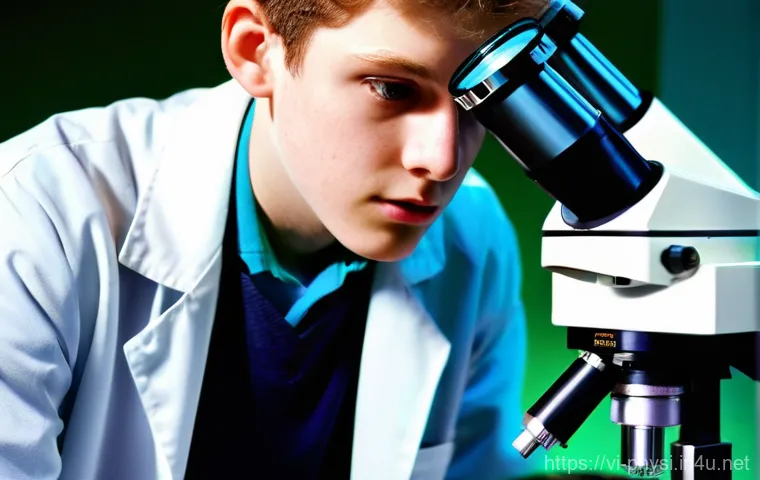 물리학 실험 장비 사용법 - **Prompt 1: Meticulous Lab Preparation**
    "A 16-year-old female student, wearing a clean white la...