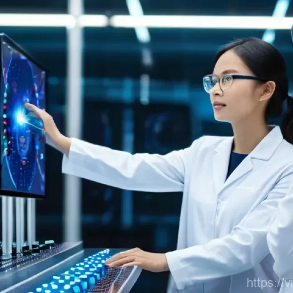 물리학 박사의 직업군 - **Prompt 1: High-Tech Physics Lab**
"A sleek, high-resolution image of a futuristic research lab...