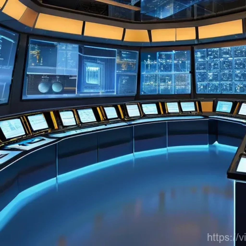 플라즈마 물리학 실험 - A Glimpse into the Future of Fusion Energy**
"A highly detailed, vibrant image depicting the interio...